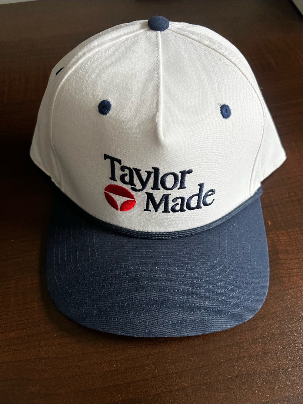 TaylorMade White Navy Golf Hat